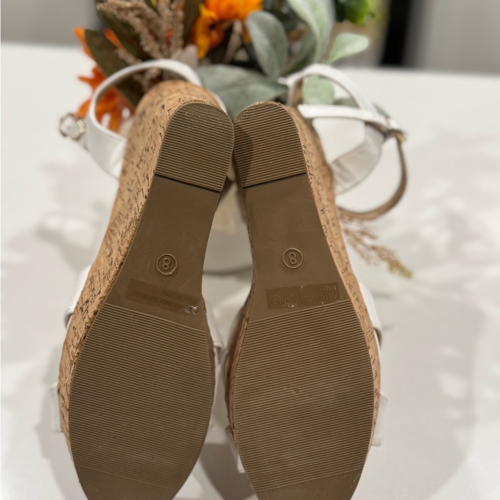 Lulu's White Strappy Platform Sandals - Picture 4 of 5